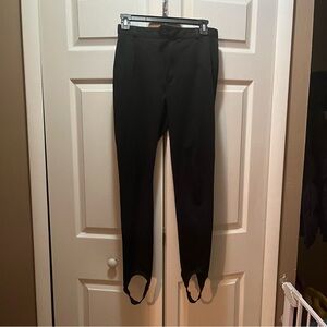 Vintage Julie B Brand Black Stirrup Pants 80s 90s